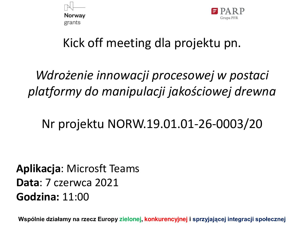 KICK OFF MEETING 07.06.2021